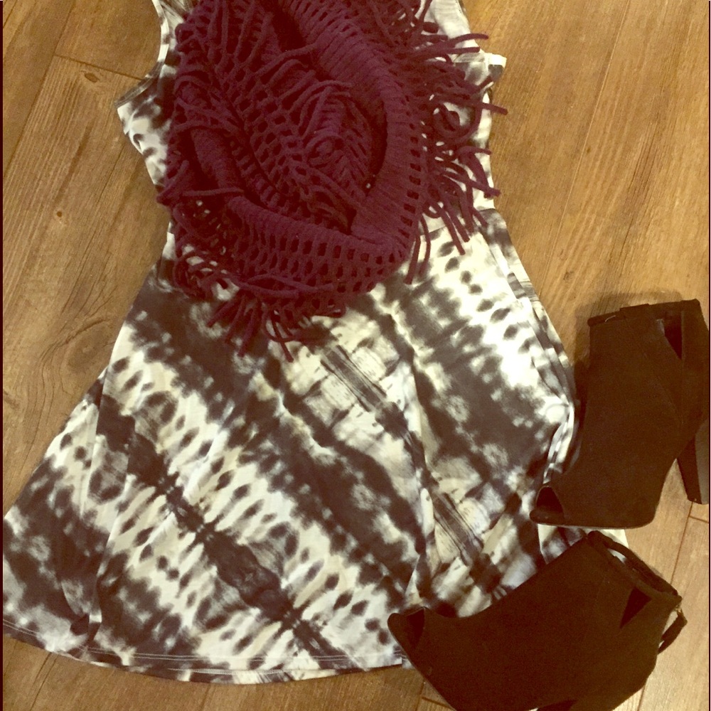 Tie dye skater dress